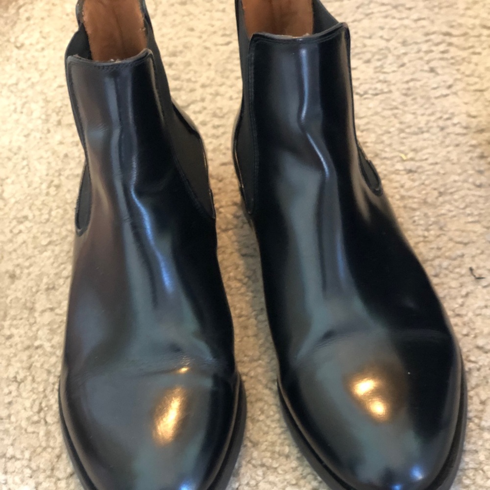 & Other Stories Black leather ankle boots